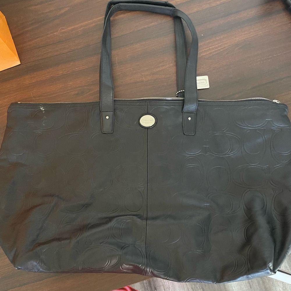 Coach. Large, soft travel bag